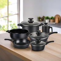 Thumbnail for Set de Ollas, Sartenes y Hervidor de Acero de Carbono