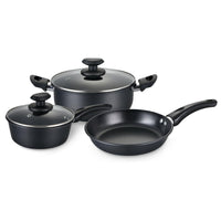 Thumbnail for Set de Ollas, Sartenes y Hervidor de Acero de Carbono