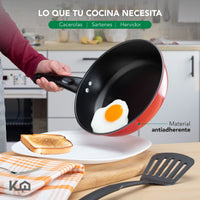 Thumbnail for Set de Ollas, Sartenes y Hervidor de Acero de Carbono