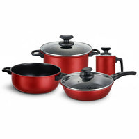 Thumbnail for Set de Ollas, Sartenes y Hervidor de Acero de Carbono