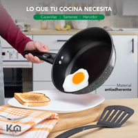 Thumbnail for Set de Ollas, Sartenes y Hervidor de Acero de Carbono