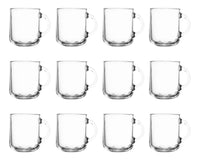 Thumbnail for Set Tazas Grandes Tarros San Miguel Vidrio 12 Pzs Cafe Crisa