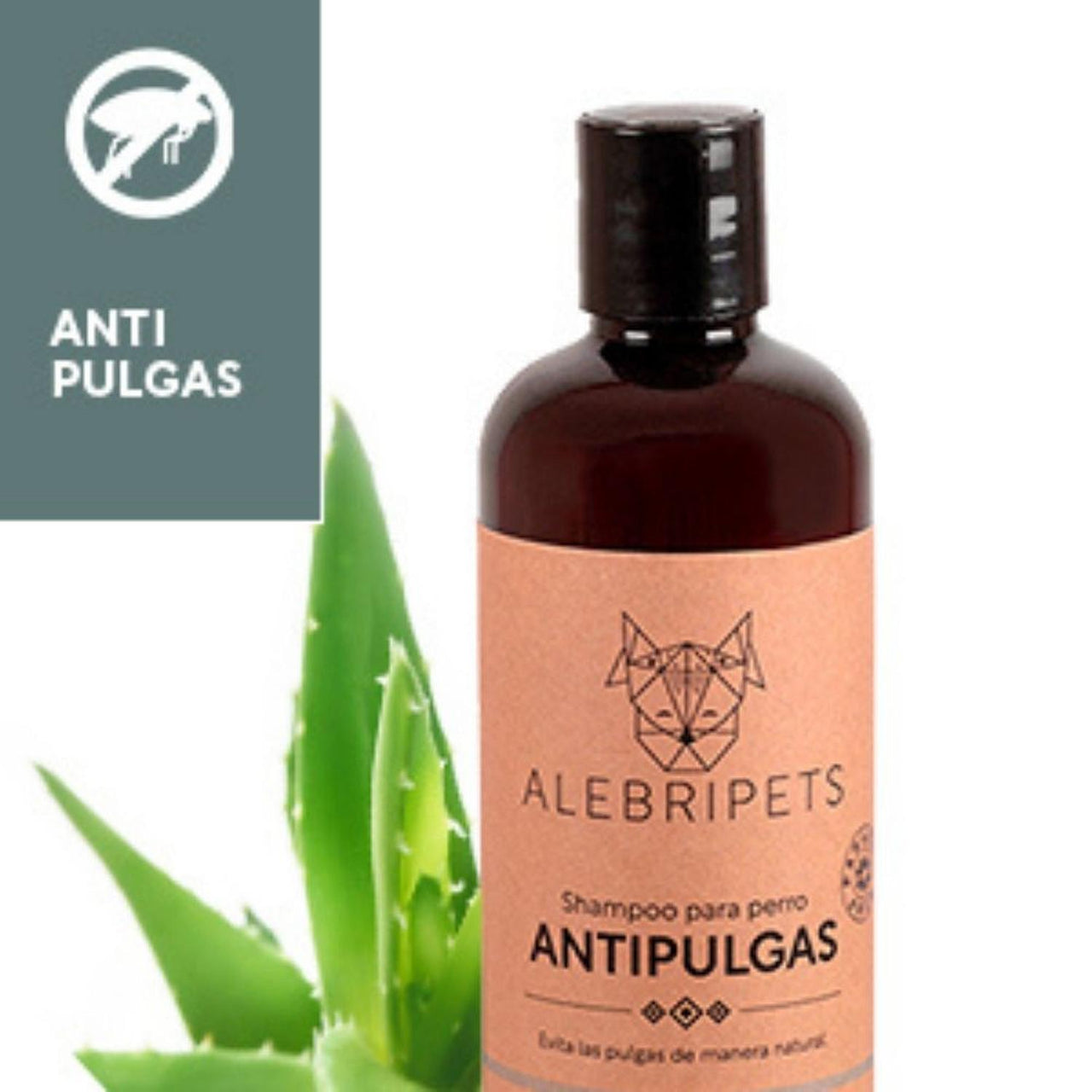 Shampoo Antipulgas Para Perro Libre De Sulfatos Y Parabenos