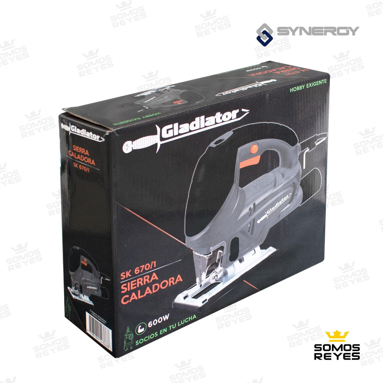 Sierra Caladora Profesional 600w 3000rpm Abatible Gladiador