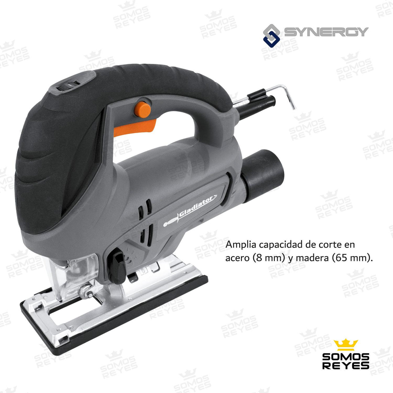 Sierra Caladora Profesional 600w 3000rpm Abatible Gladiador