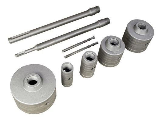 Sierra Copa SDS de Carburo Para Concreto Juego 9 Pcs 10 - 100 mm Kingsman300226