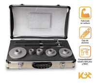 Thumbnail for Sierra Copa SDS de Carburo Para Concreto Juego 9 Pcs 10-100 mm Kingsman