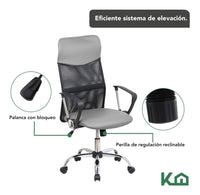 Thumbnail for Silla De Oficina Ejecutiva Ergonomica Piel Sintetica Mesch