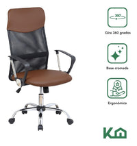 Thumbnail for Silla De Oficina Ejecutiva Ergonomica Piel Sintetica Mesch