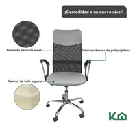 Thumbnail for Silla De Oficina Ejecutiva Ergonomica Piel Sintetica Mesch