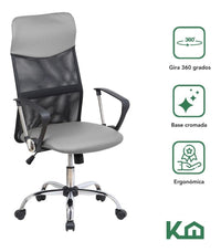 Thumbnail for Silla De Oficina Ejecutiva Ergonomica Piel Sintetica Mesch