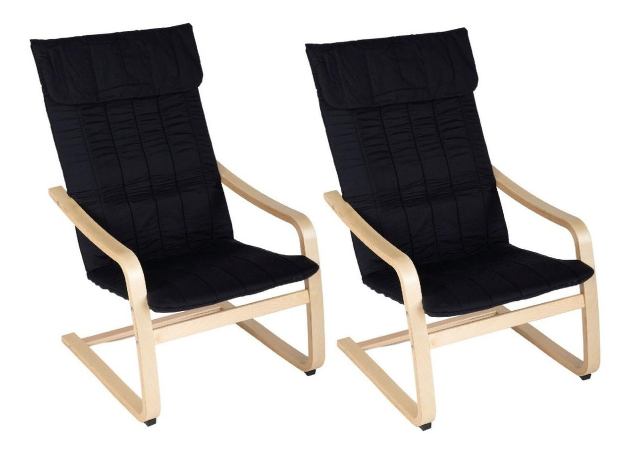 Silla Flex Mueble De Jardin Moderno Sofa Kit 2 Pzs Exterior