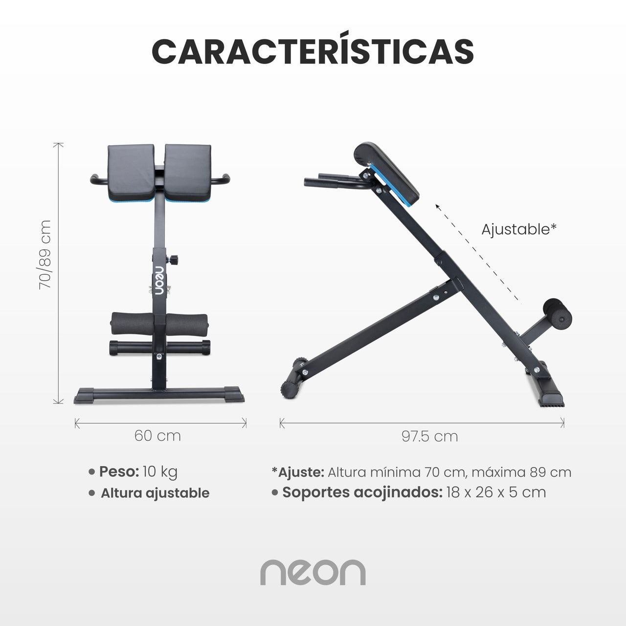 Silla Romana Máquina de Ejercicio Inclinación Ajustable