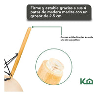 Thumbnail for Silla Tipo Eames Tulip Madera Moderna Comedor Restaurante