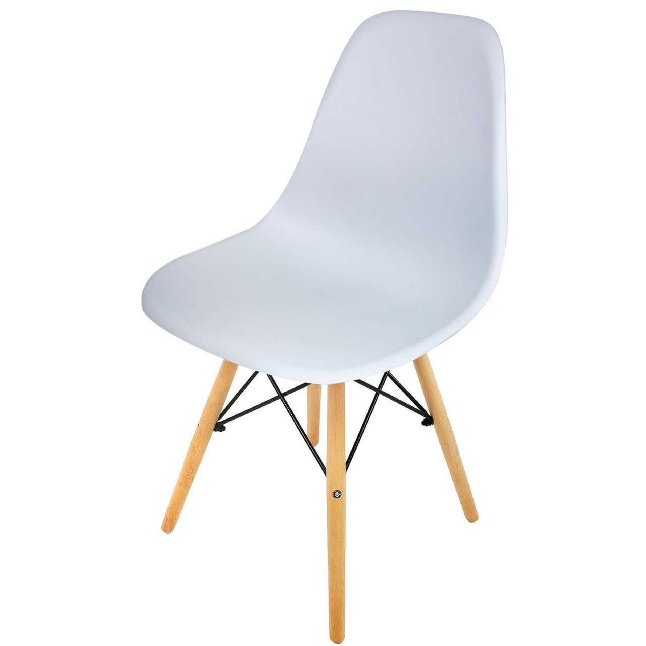 Silla Tipo Eames Tulip Madera Moderna Comedor Restaurante