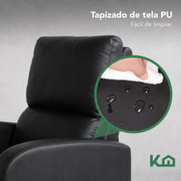Thumbnail for Sillon Reclinable Reposet Sofa Individual Tela Moderno Sala