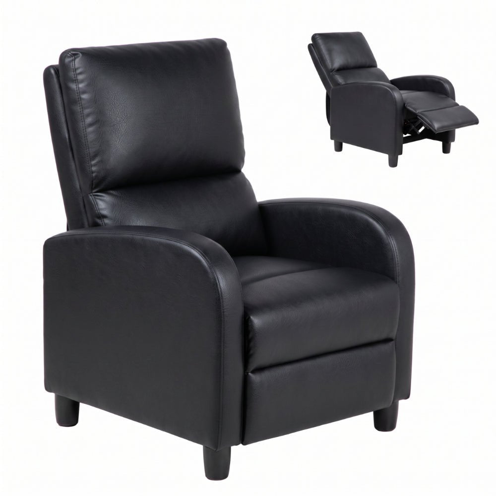 Sillon Reclinable Reposet Sofa Individual Tela Moderno Sala