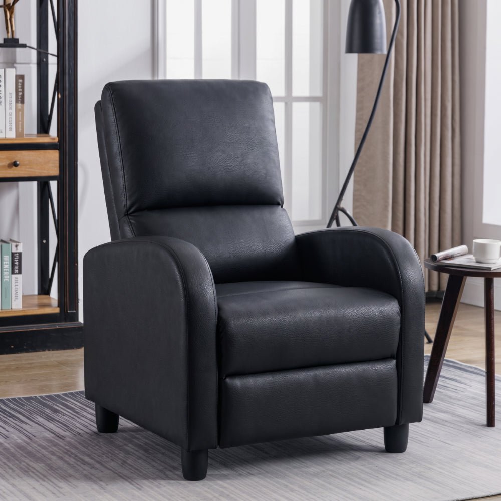 Sillon Reclinable Reposet Sofa Individual Tela Moderno Sala