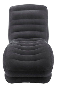 Thumbnail for Sillon Silla Inflable Curvo Chaise Loung Negro Hogar Intex