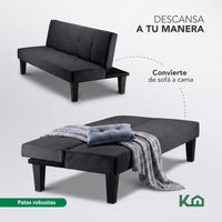 Thumbnail for Sofá Cama Individual Reclinable Plegable de 3 Plazas