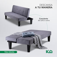 Thumbnail for Sofá Cama Individual Reclinable Plegable de 3 Plazas