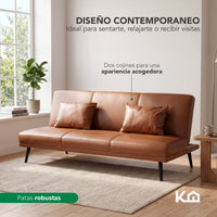 Thumbnail for Sofá Cama Individual Reclinable Plegable de 3 Posiciones