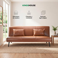 Thumbnail for Sofá Cama Individual Reclinable Plegable de 3 Posiciones