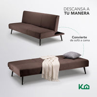 Thumbnail for Sofá Cama Individual Reclinable Plegable de 3 Posiciones