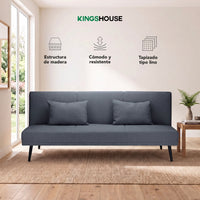 Thumbnail for Sofá Cama Individual Reclinable Plegable de 3 Posiciones