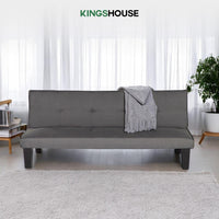 Thumbnail for Sofá Cama Mia Individual Plegable y Reclinable Tapizado Lino