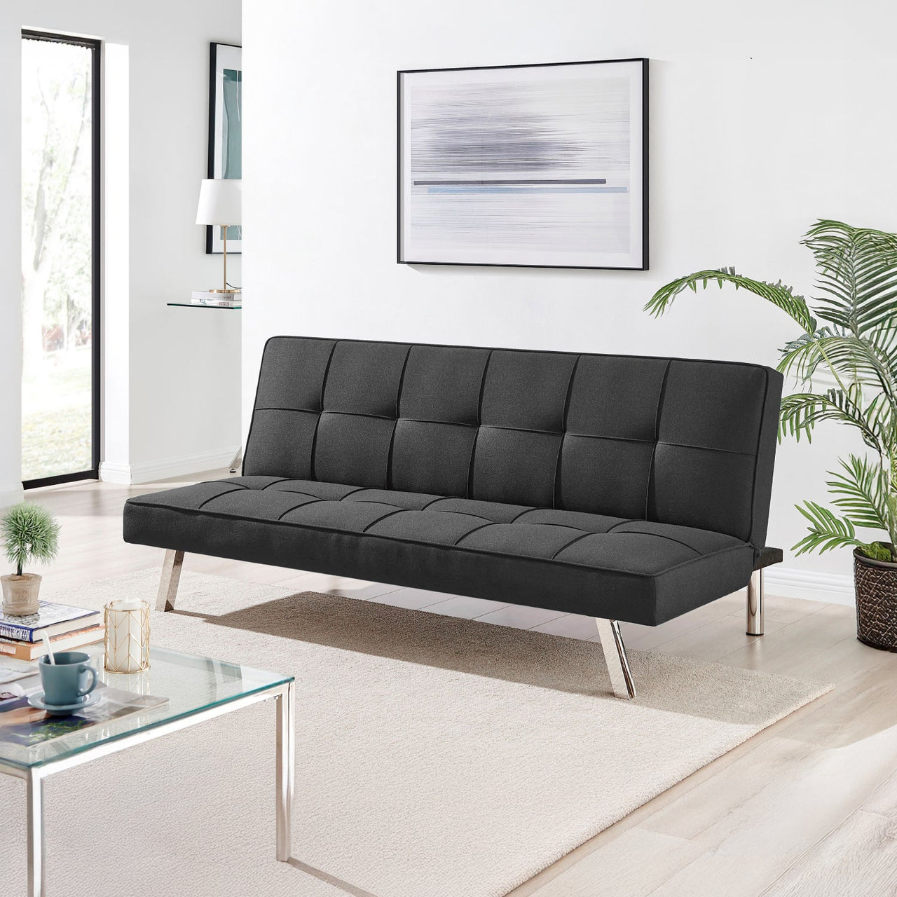 Sofá Cama Plegable Silla Convertible Sillón Sala Moderna