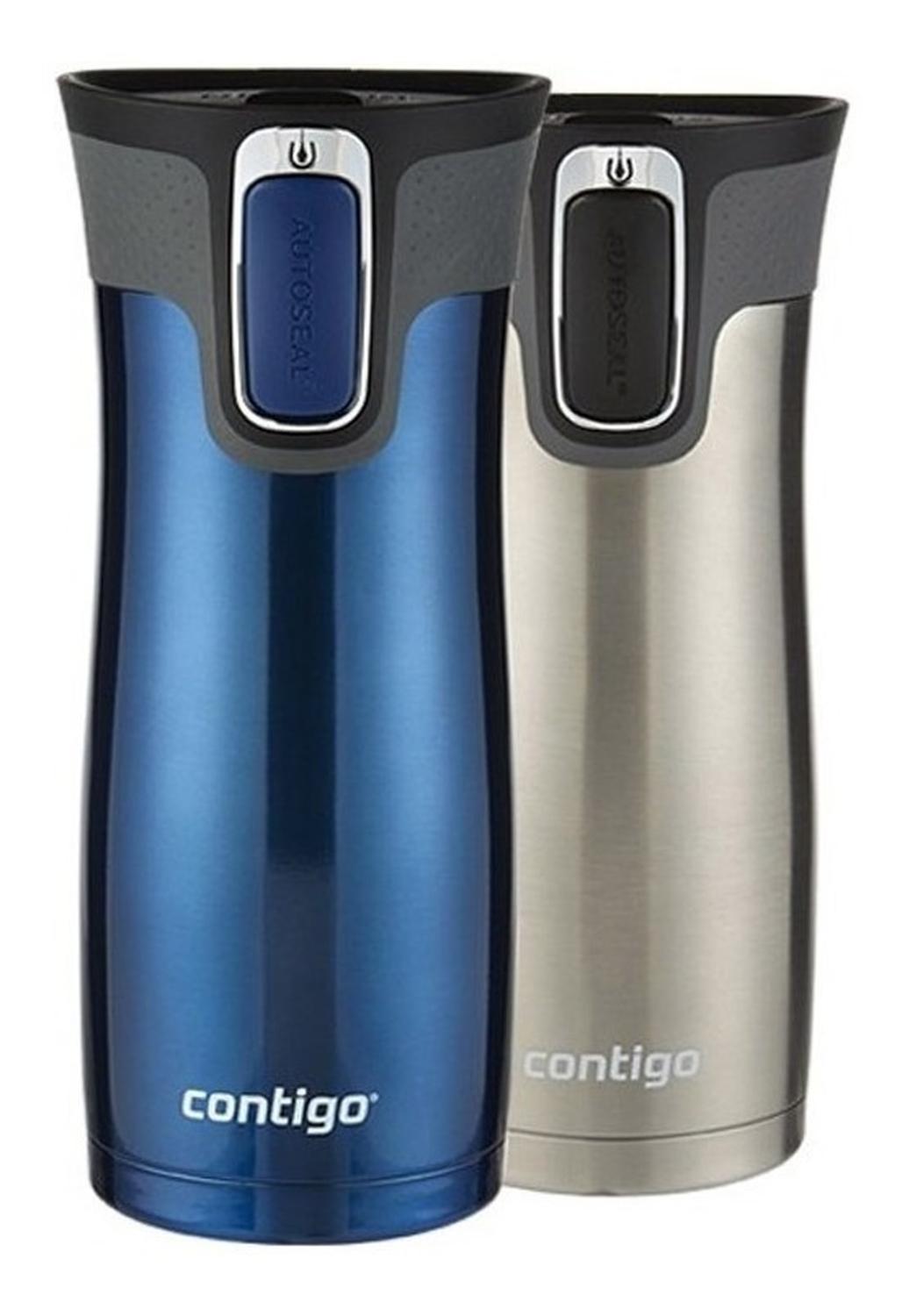 Termo 16 Oz Acero Inox West Loop 2.0 Autoseal 2 Pzs Contigo