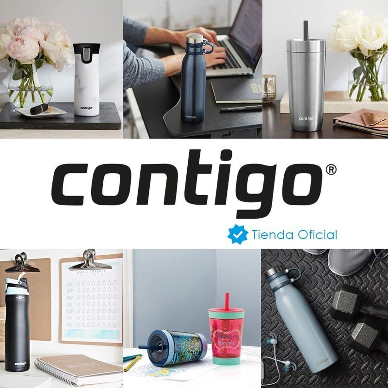 Termo 16 Oz Acero Inox West Loop 2.0 Autoseal 2 Pzs Contigo