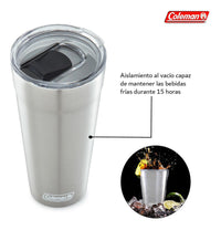 Thumbnail for Termo Vaso 30 Oz Acero Inoxidable Cervecero con Destapador  Brew Tumbler Acero 2149795 Coleman