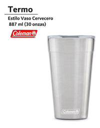 Thumbnail for Termo Vaso 30 Oz Acero Inoxidable Cervecero con Destapador  Brew Tumbler Acero 2149795 Coleman