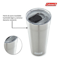 Thumbnail for Termo Vaso 30 Oz Acero Inoxidable Cervecero con Destapador  Brew Tumbler Acero 2149795 Coleman