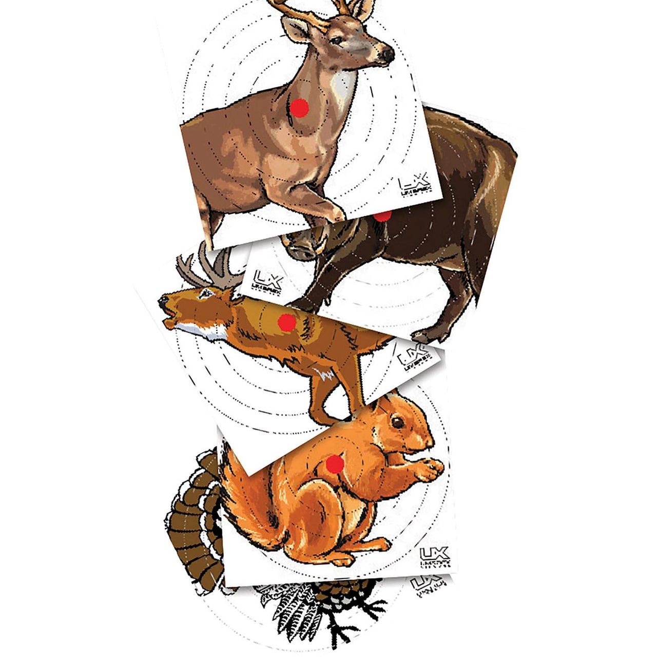 Tiro Al Blanco Para Tiro Deportivo Silueta Animales 5 Piezas