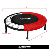 Thumbnail for Trampolin Fitness 96cm Brincolin Ejercitador Adulto Gym