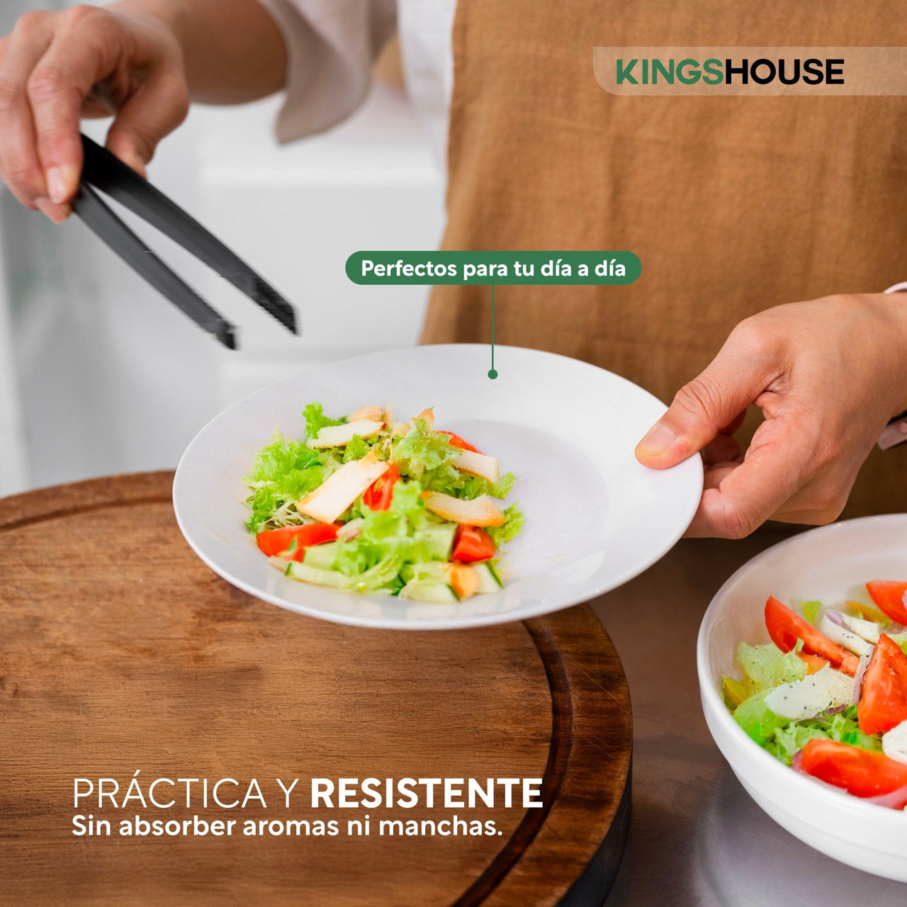 Vajilla Opal De 16 Pzas Redonda 4 Personas Moderna Elegante