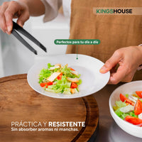 Thumbnail for Vajilla Opal De 16 Pzas Redonda 4 Personas Moderna Elegante