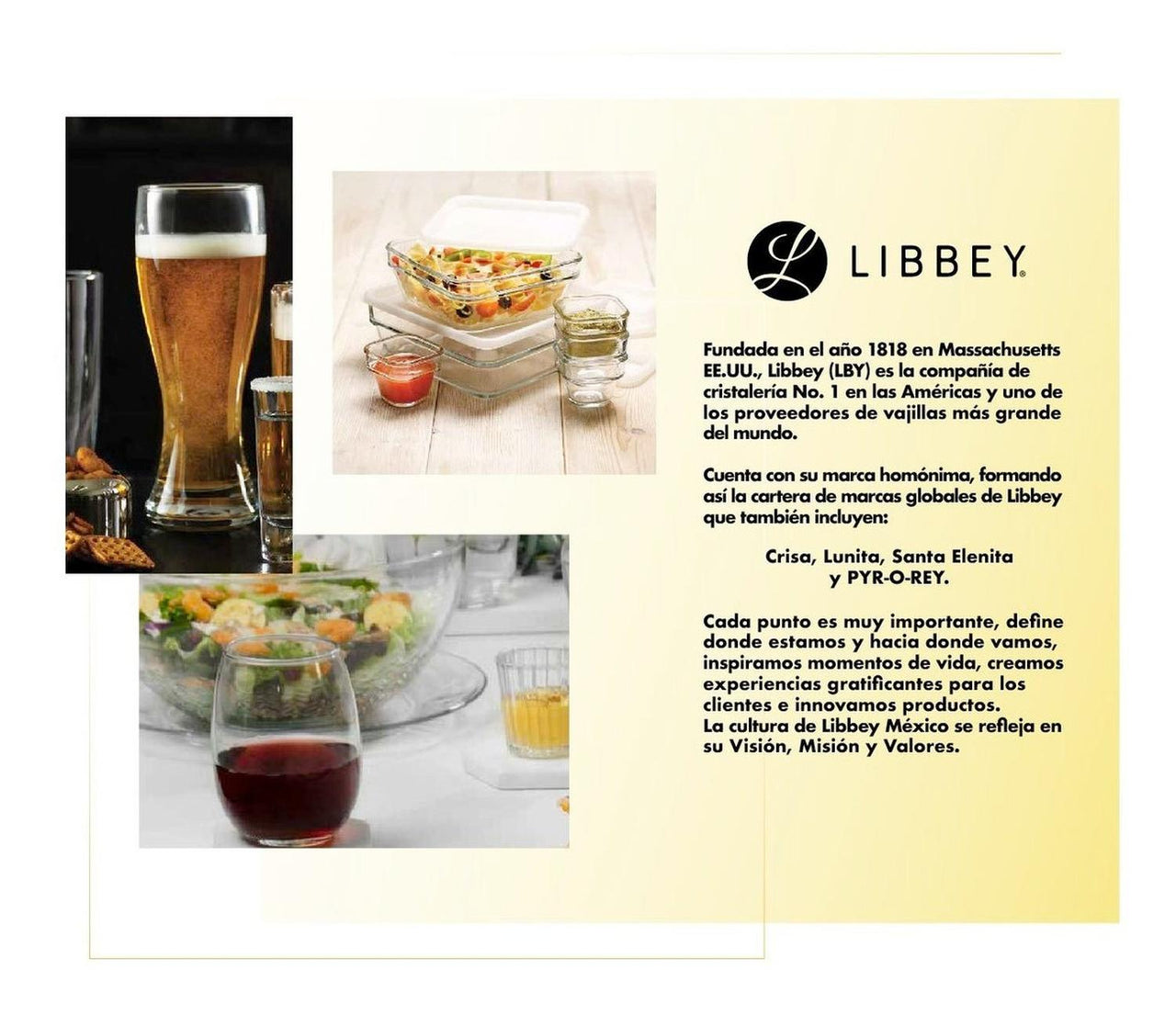 Vasos Altos Vidrio Para Beber Agua 324ml Juego 12 Pzas Crisa