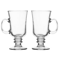 Thumbnail for Vasos Cafeteros De Vidrio Elegantes 251ml Juego 2 Piezas