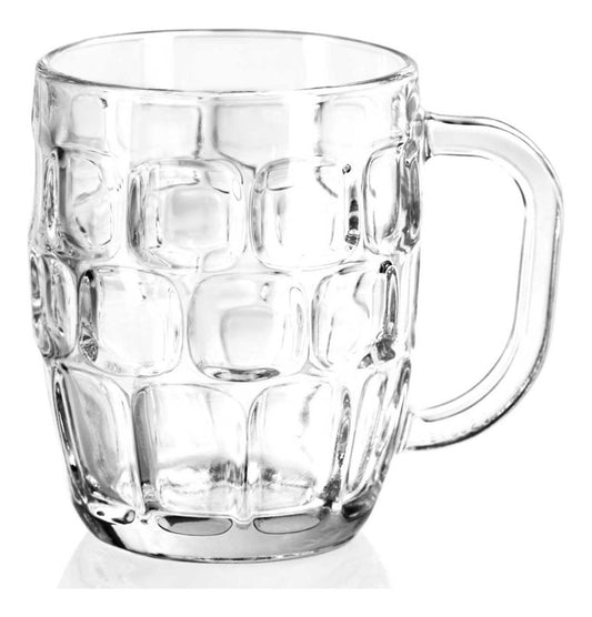 Vasos Tarros Cerveceros Vidrio Bar Cerveza 12pzas Mini Piña1702364 - LIB