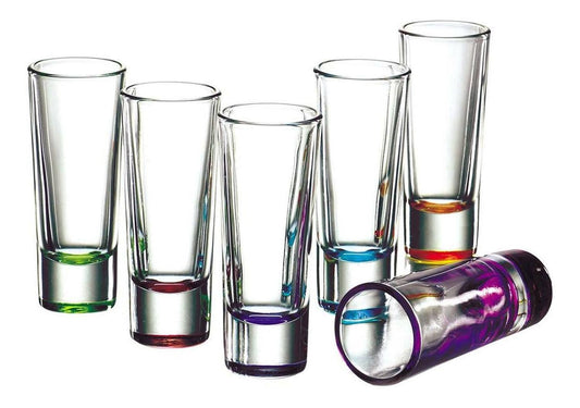 Vasos Tequileros Caballito Shot Tequila 6 Pzas Colores Crisa1795425-LIB