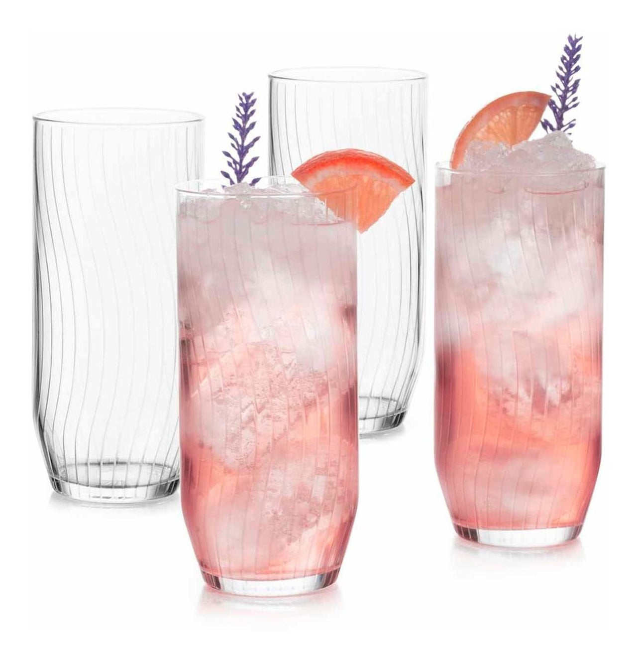 Vasos Vidrio Brisa Hb 455 Ml 8 Pzs Cocina Beber Hogar Crisa