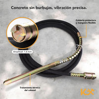 Thumbnail for Vibrador De Concreto A Gasolina 6.5 HP 4T Con Chicote 6 mts