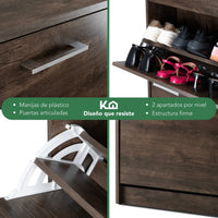 Thumbnail for Zapatero Organizador Zapatera De Madera 18 Pares 3 Niveles
