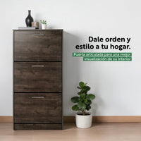 Thumbnail for Zapatero Organizador Zapatera De Madera 18 Pares 3 Niveles